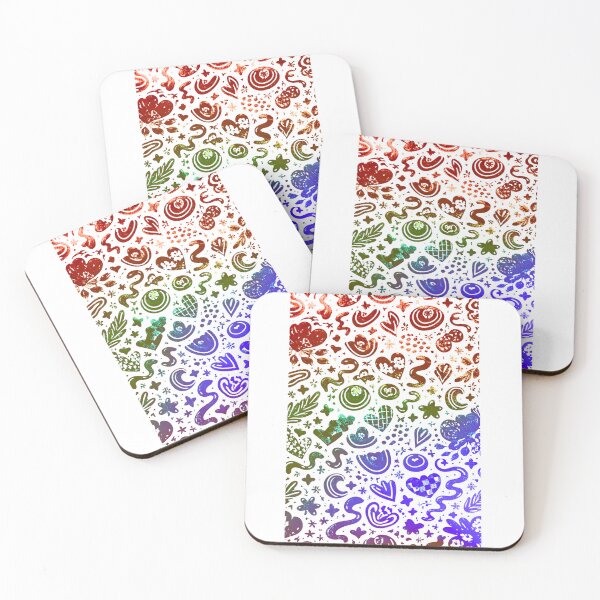 Item preview, Luxury Rainbow Foil Metallic Maximalist Aesthetic Pattern designed and sold by TrinovaCreates.