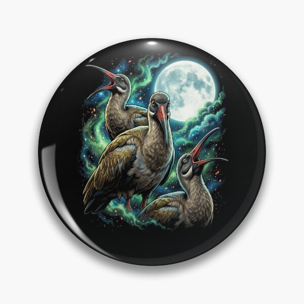 Item preview, Mystical Hadeda Ibis Birds Full Moon Cosmic Night Sky designed and sold by d247.