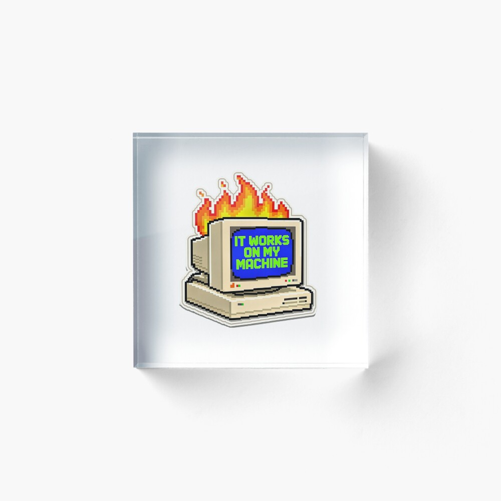 Item preview, Acrylic Block designed and sold by StickerGlitch.
