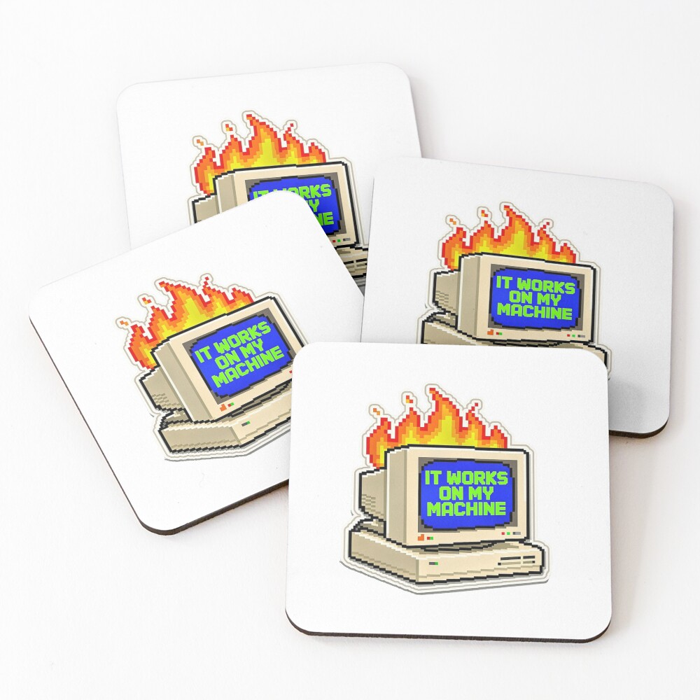 Item preview, Coasters (Set of 4) designed and sold by StickerGlitch.