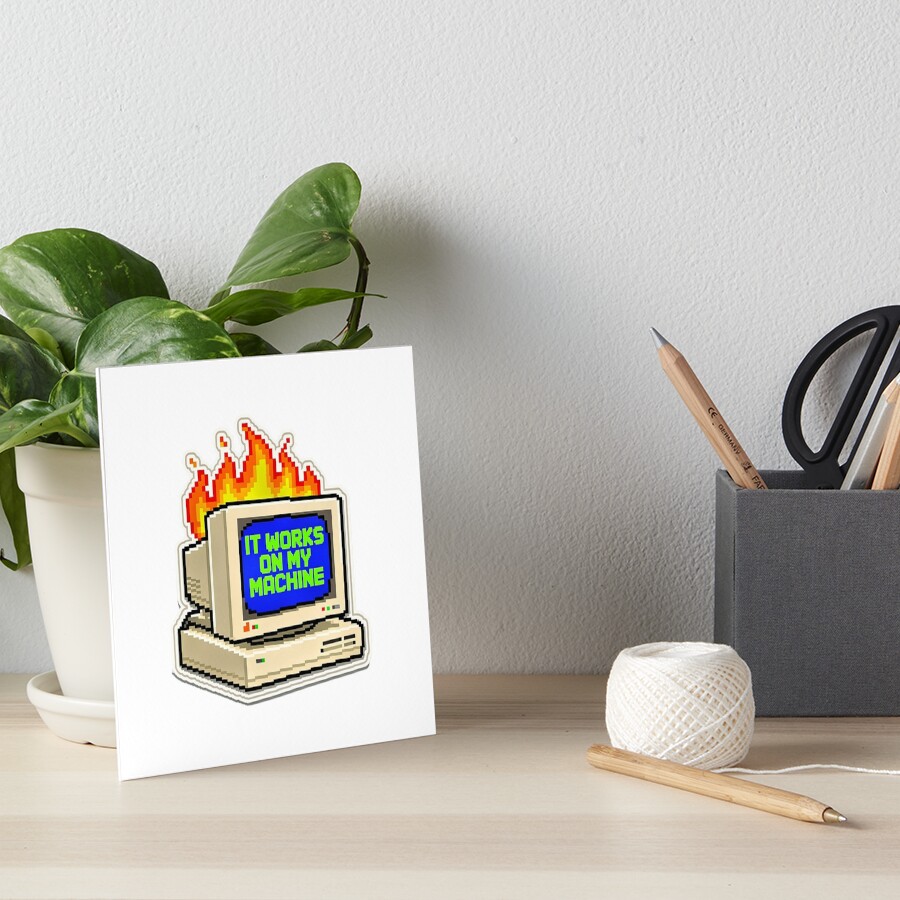 Item preview, Art Board Print designed and sold by StickerGlitch.
