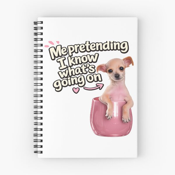 Item preview,  Me Pretending I Know What's Going On | Funny Chihuahua Meme Sticker designed and sold by adamlemon12.