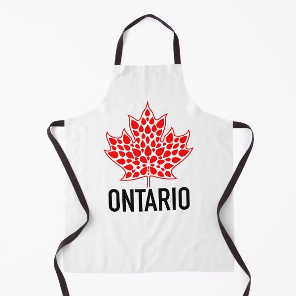 Item preview, ONTARIO Red Modern Maple Leaf Emblem designed and sold by Great Canadian Collective.