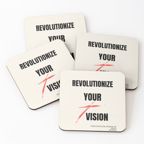 Item preview, Revolutionize Your Vision – Bold Motivational Typography Design designed and sold by New Releases Hub.