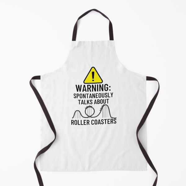 Item preview, Warning: Spontaneously talks about roller coasters!  designed and sold by belladesign7.