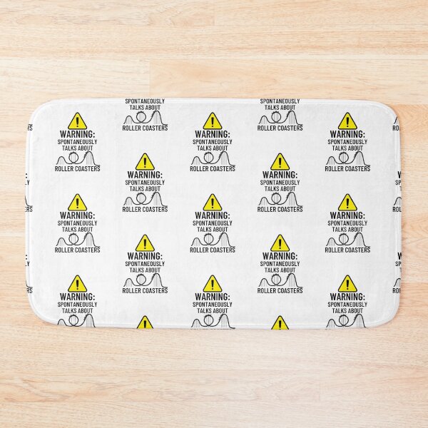 Item preview, Warning: Spontaneously talks about roller coasters!  designed and sold by belladesign7.