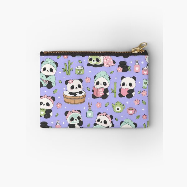 Item preview, Kawaii Panda Spa Relaxation Pattern designed and sold by Soft Berry Studio.
