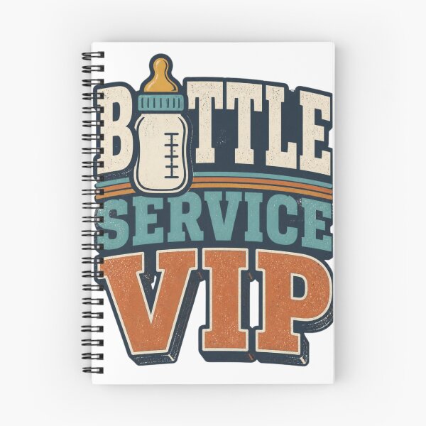Item preview, Bottle Service VIP Retro Baby Funny T-Shirt Design designed and sold by redblink store.