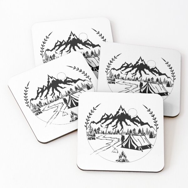 Item preview, Mountain Wilderness Camping Adventure designed and sold by KhrystallineArt.
