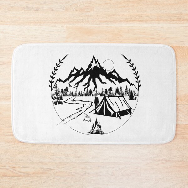 Item preview, Mountain Wilderness Camping Adventure designed and sold by KhrystallineArt.