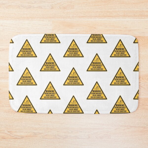 Item preview, Warning: Spontaneously talks about roller coasters!  designed and sold by belladesign7.