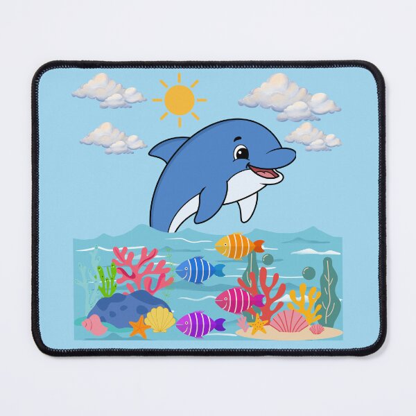 Item preview, Happy Dolphin in the Sea designed and sold by DidiDesignShop.