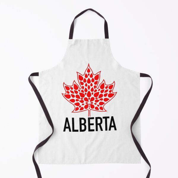 Item preview, ALBERTA Red Modern Maple Leaf Emblem designed and sold by Great Canadian Collective.