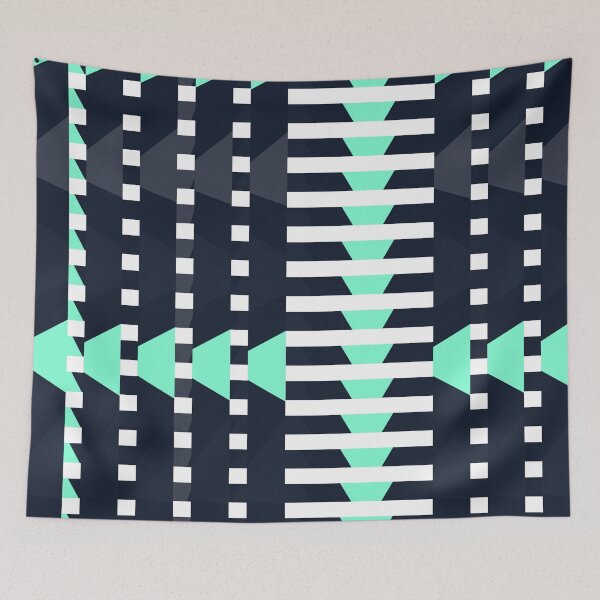 Item preview, Geometric Glitch Lattice Abstract Modernist Optical Pattern Art designed and sold by LensDyn™.
