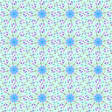 Artwork thumbnail, Spring Pattern by Flutter & Chirp Artistry