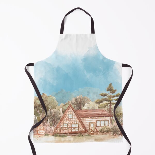 Item preview, Watercolor Cozy Cabin Couple Night Forest designed and sold by mug&more station.