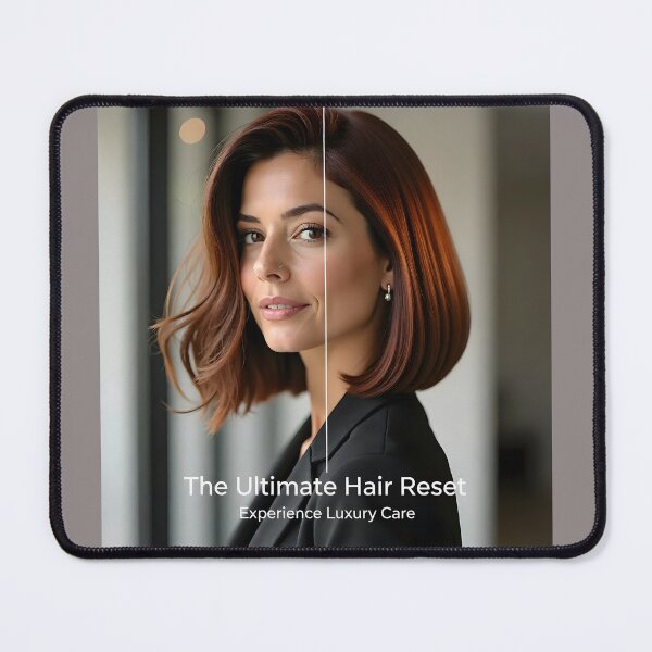Item preview, Chestnut Bob Hair Reset: Before and After Silky Hair Transformation designed and sold by Creative-RE.