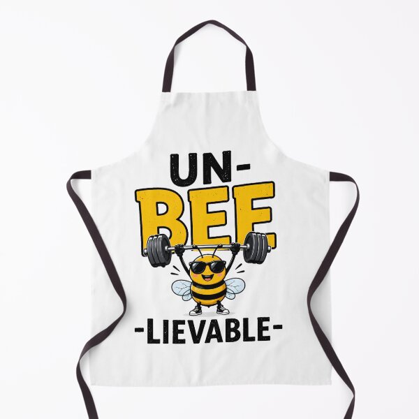 Item preview, Un-BEE-lievable – Funny Gym & Workout Pun Design designed and sold by DesignsCreative.