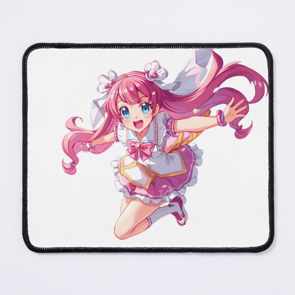 Item preview, Cute Pink Anime Girl Kawaii Manga Character Sticker | Magical Girl Chibi Art designed and sold by Vvmd.