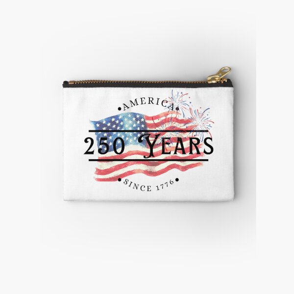 Item preview, Watercolor American Flag Design 250 Years with Fireworks II designed and sold by jeweleddesigns.