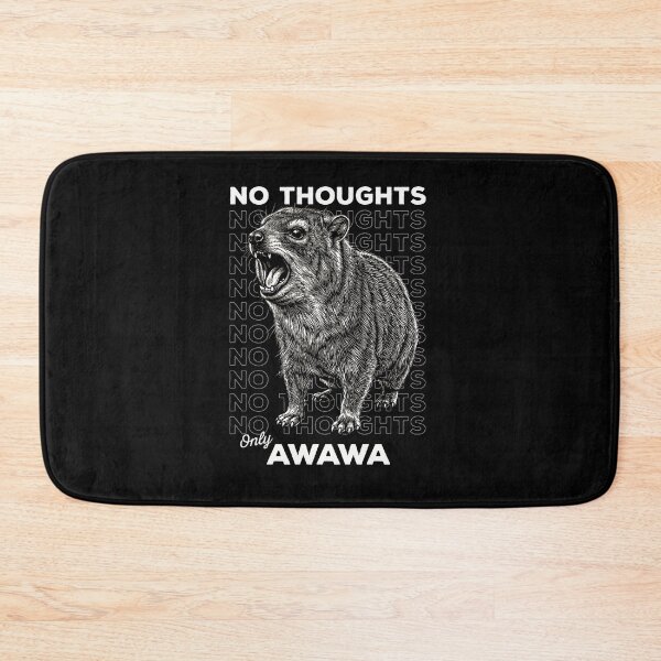 Item preview, No Thoughts Only AWAWA Screaming Rock Hyrax designed and sold by d247.