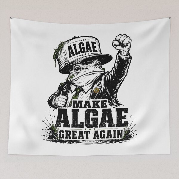 Item preview, Make Algae Great Again Funny Biology Science Retro Meme Design designed and sold by get55shirt.