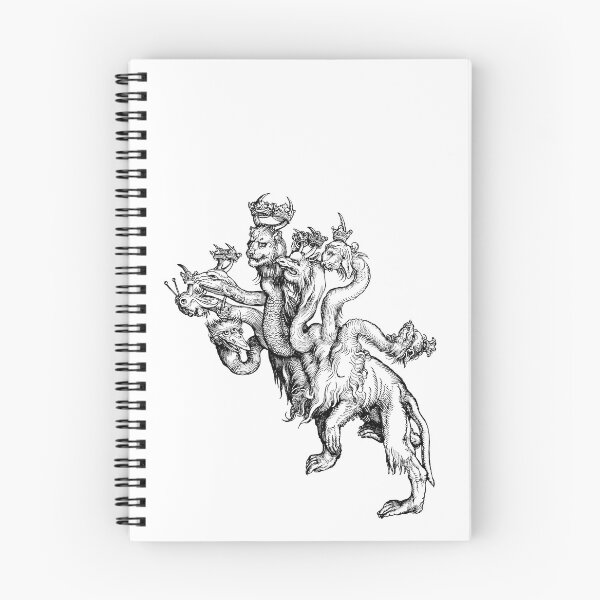 Item preview, Beast With Seven Heads from Revelations by Albrecht Dürer late 15th-early 16th century. designed and sold by Hedrin.