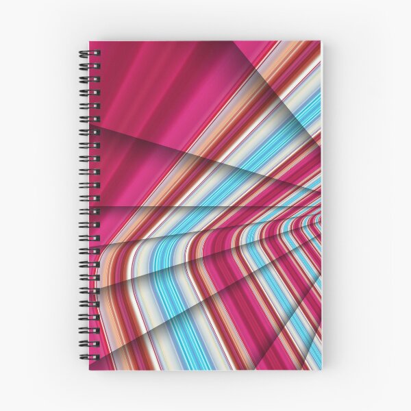 Item preview, Vibrant Pink and Cyan Abstract Flow Lines Background designed and sold by ScreenPin.