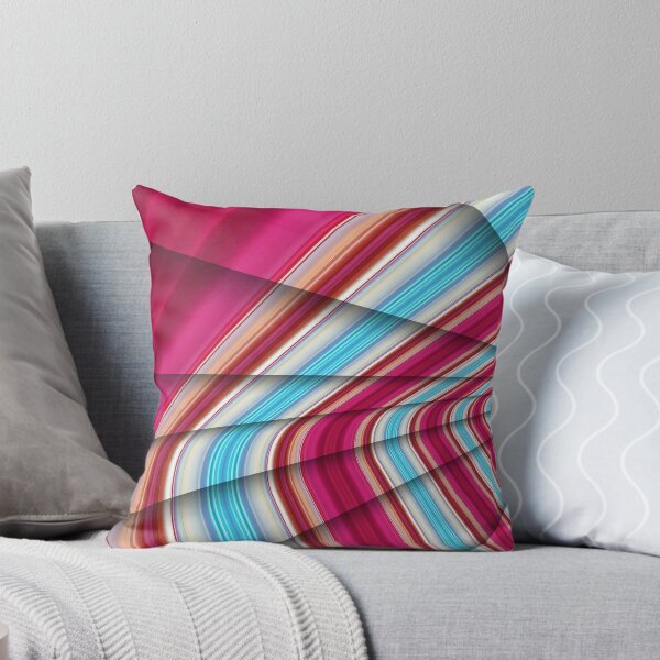 Item preview, Vibrant Pink and Cyan Abstract Flow Lines Background designed and sold by ScreenPin.