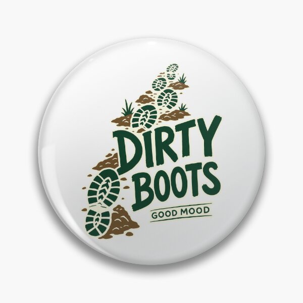 Item preview, Dirty Boots Good Mood Hiking designed and sold by pirminio.