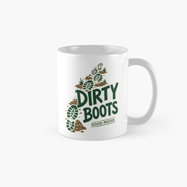 Item preview, Dirty Boots Good Mood Hiking designed and sold by pirminio.