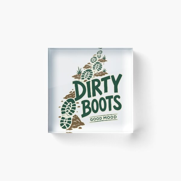 Item preview, Dirty Boots Good Mood Hiking designed and sold by pirminio.