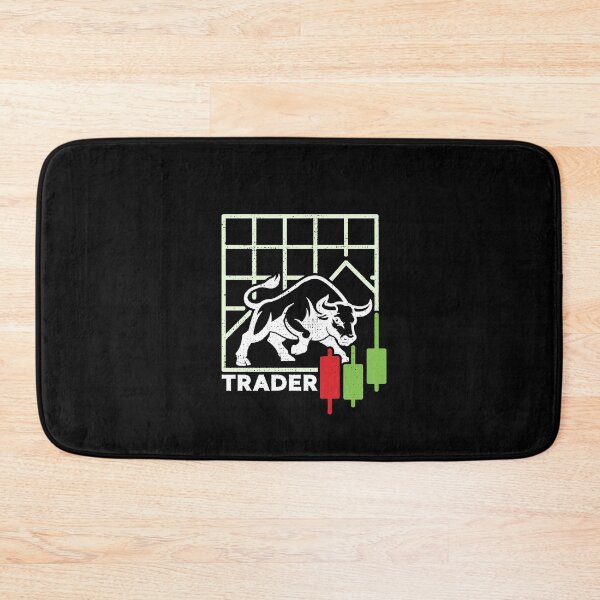 Item preview, Bull Market Trader Distressed Chart Design designed and sold by venomousvector.