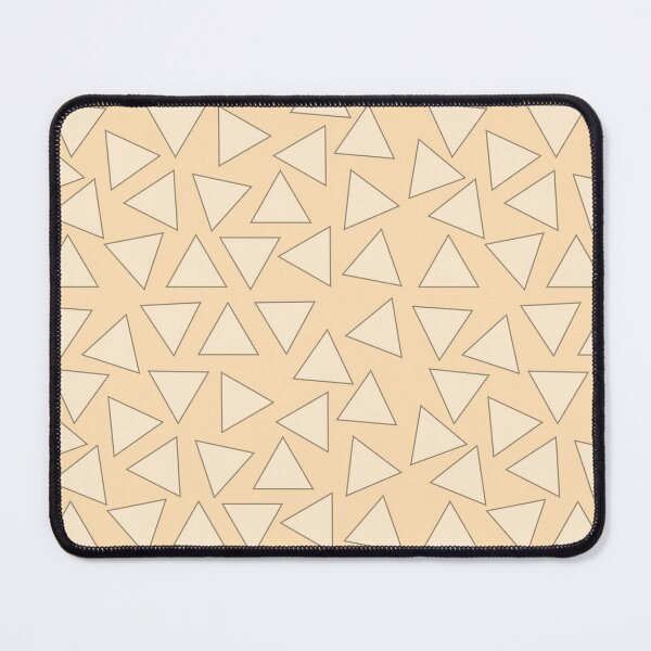 Item preview, Minimalist Soft Peach Triangular Mosaic Pastel Geometric Line Art Pattern designed and sold by LensDyn™.