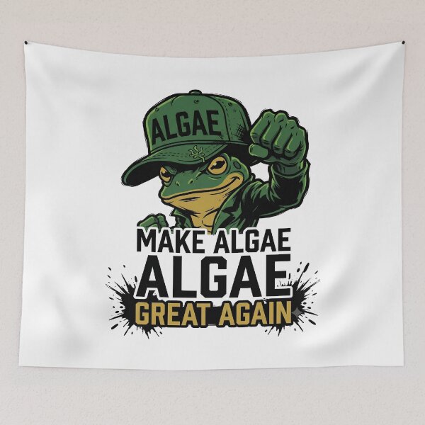 Item preview, Make Algae Great Again Funny Lake Life Pond Lover Humor designed and sold by get55shirt.