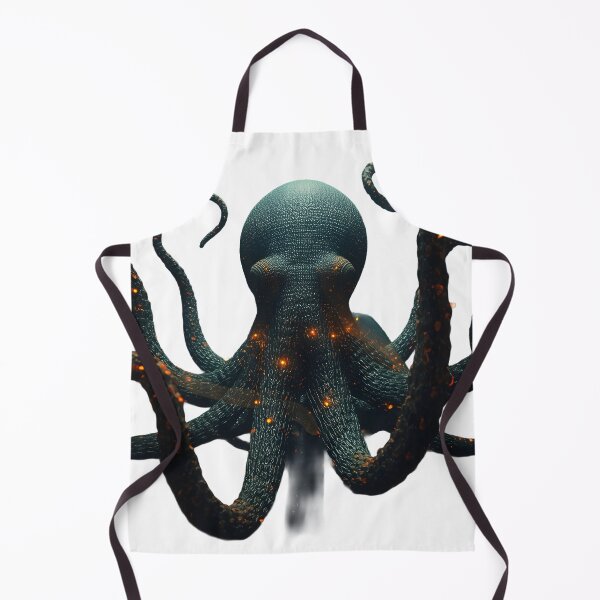 Item preview, Mystical Deep Sea Octopus with Bioluminescence designed and sold by LuxPrintLab.