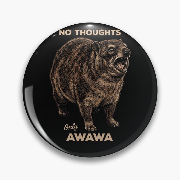 Item preview, No Thoughts Only Awawa Screaming Rock Hyrax designed and sold by d247.