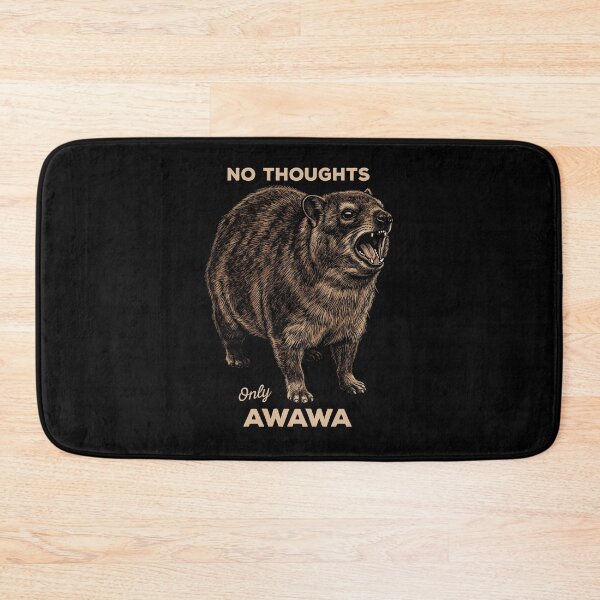 Item preview, No Thoughts Only Awawa Screaming Rock Hyrax designed and sold by d247.