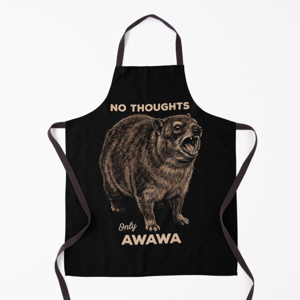 Item preview, No Thoughts Only Awawa Screaming Rock Hyrax designed and sold by d247.