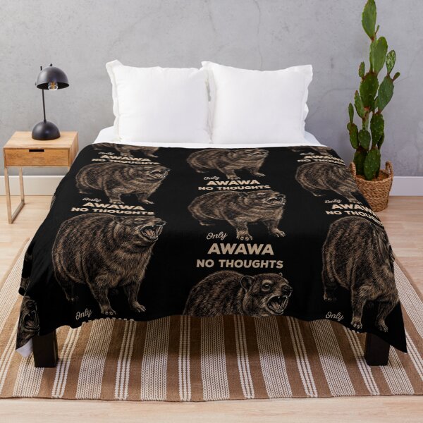 Item preview, No Thoughts Only Awawa Screaming Rock Hyrax designed and sold by d247.