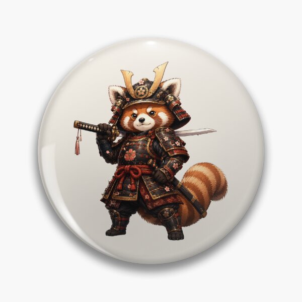Item preview, Cute Samurai Red Panda Japanese Warrior Kawaii Anime Illustration designed and sold by BlackShopps.