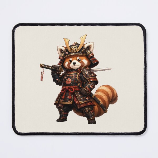 Item preview, Cute Samurai Red Panda Japanese Warrior Kawaii Anime Illustration designed and sold by BlackShopps.