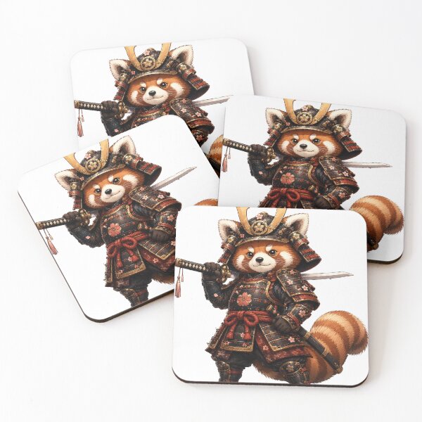 Item preview, Cute Samurai Red Panda Japanese Warrior Kawaii Anime Illustration designed and sold by BlackShopps.