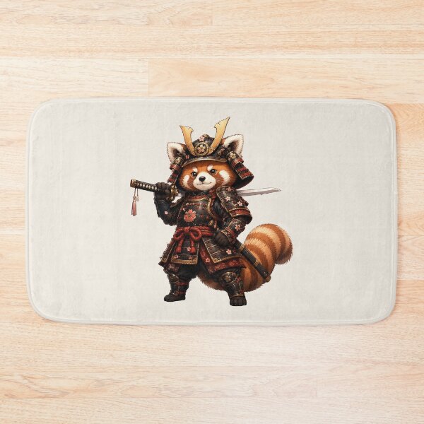 Item preview, Cute Samurai Red Panda Japanese Warrior Kawaii Anime Illustration designed and sold by BlackShopps.