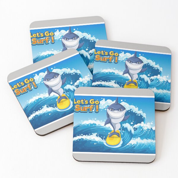 Item preview, Shark Surf Squad | Ride The Waves T-Shirt designed and sold by NovaSticker Studio.