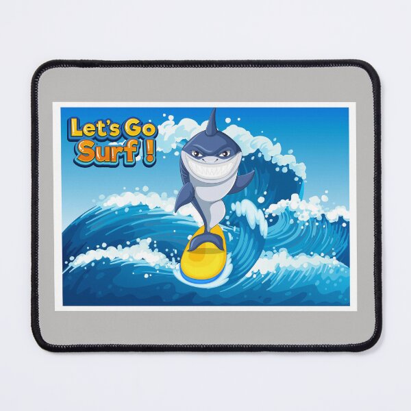 Item preview, Shark Surf Squad | Ride The Waves T-Shirt designed and sold by NovaSticker Studio.