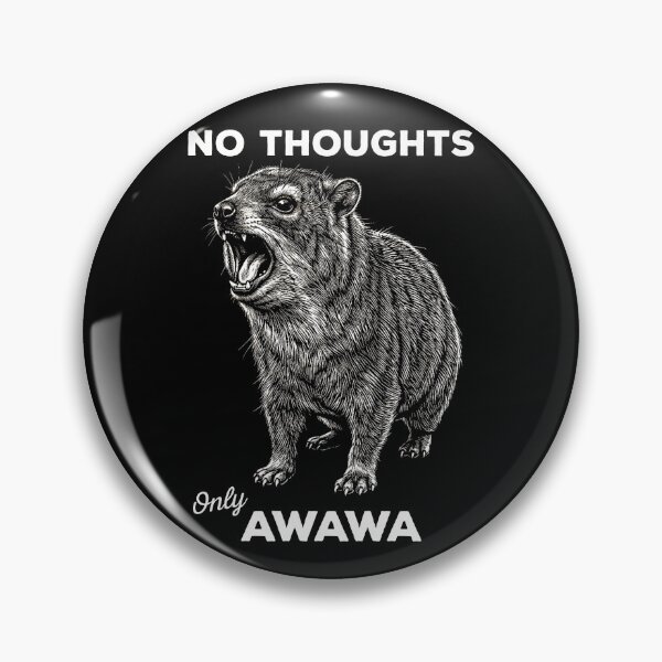 Item preview, No Thoughts Only Awawa Screaming Rock Hyrax designed and sold by d247.