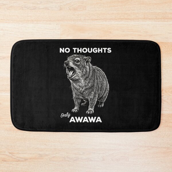 Item preview, No Thoughts Only Awawa Screaming Rock Hyrax designed and sold by d247.