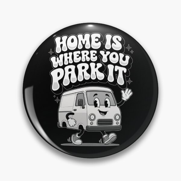 Item preview, Home Is Where You Park It – Vanlife Camping Retro Camper Van Adventure Design designed and sold by VANLIFE..