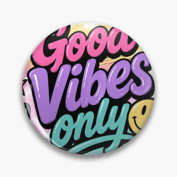 Item preview, Good Vibes with smiley designed and sold by chandanjktr94.